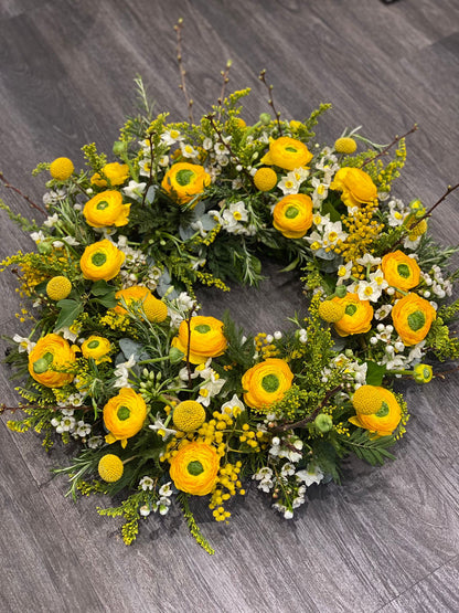 Buttercup wreath